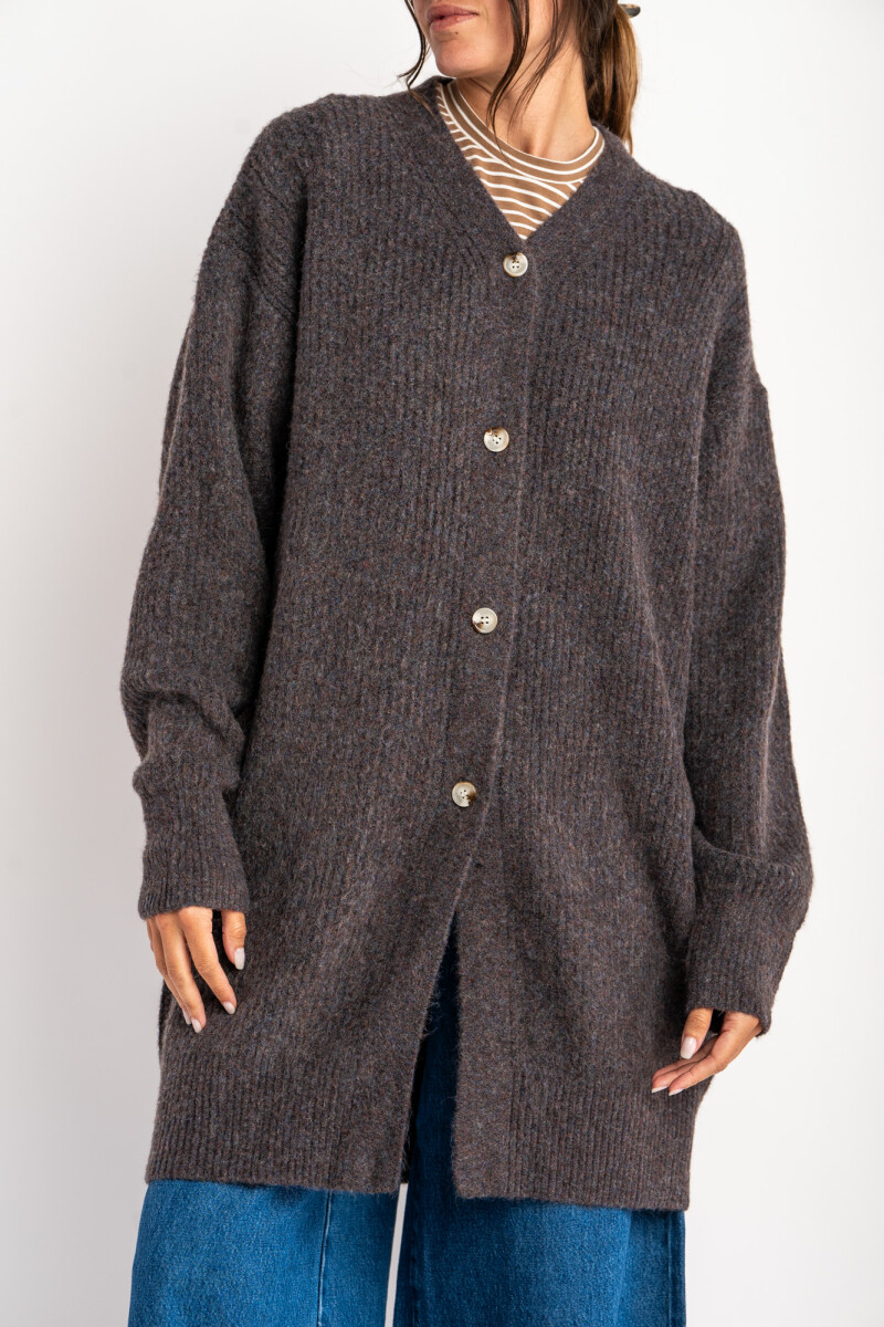 Cardigan - Berenjena 