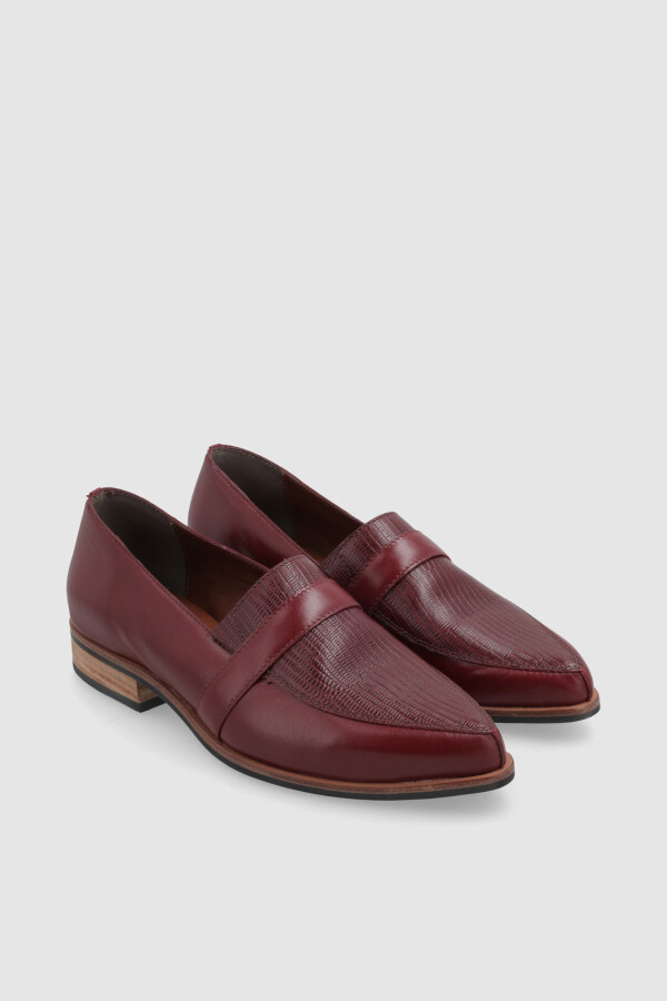 Mocasín Vicky Bordeaux