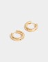 Aros Argollas Metal Aros Argolla De Metal - Dorado