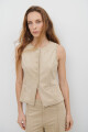 CHALECO SUEDE NATURAL