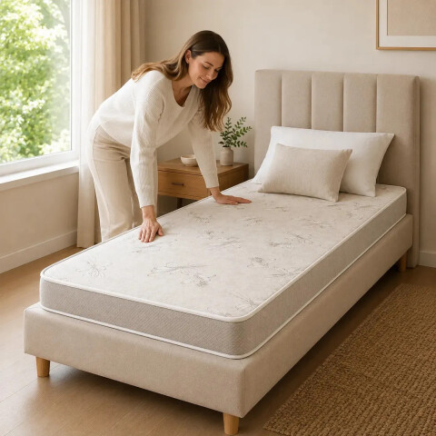 Colchón 1 Plaza Quito – Espuma Soft Suave – 188 x 78 x 10 cm Colchón 1 Plaza Quito – Espuma Soft Suave – 188 x 78 x 10 cm