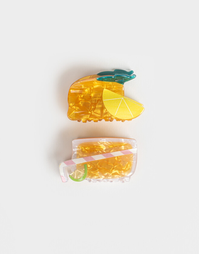 Broches Sets Foodie Set De Broches - Amarillo Medio