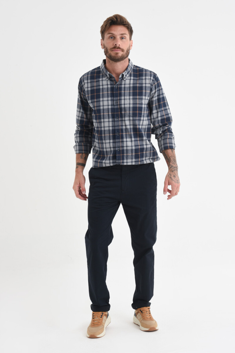 Pantalón chino Azul Marino