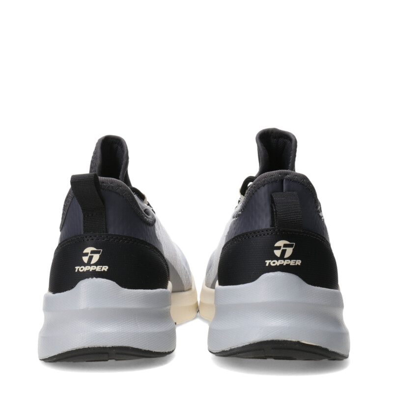 Championes de Mujer Topper Squat Ii Gris - Negro