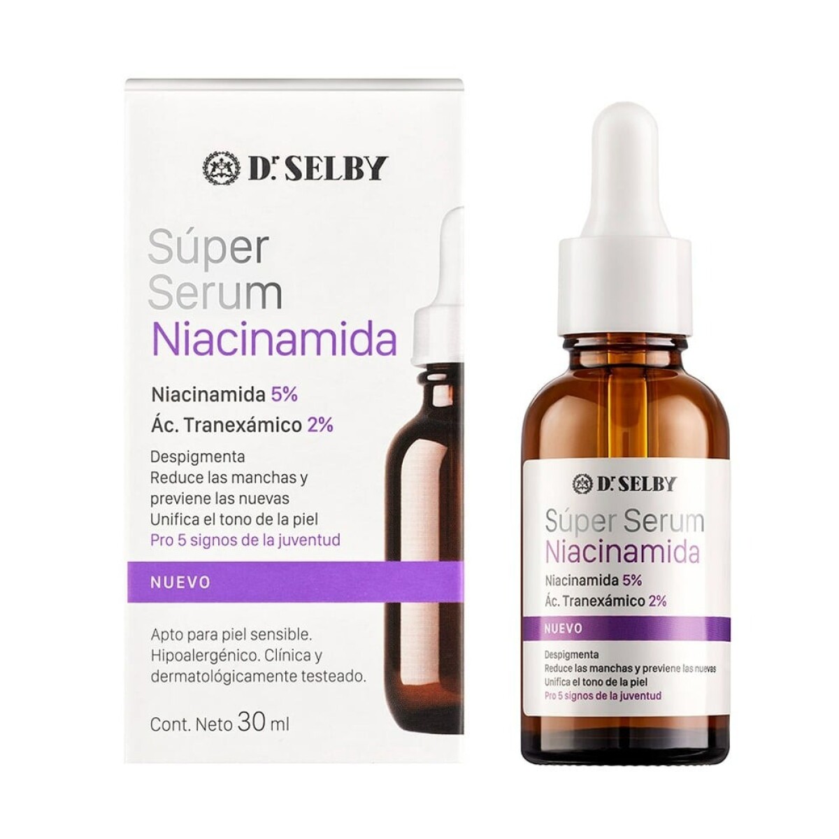 Suero Facial Dr. Selby Niacinamida 30ml 