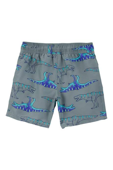 Short de baño, con protección UPF 50+, diseño dinos Sin color