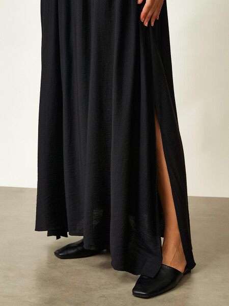 POLLERA VENA NEGRO.