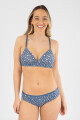 Soutien triangulo preformado snoopy flower Azul