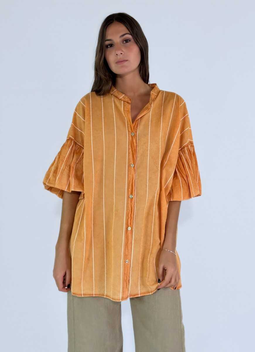 CAMISA AREZZO - NARANJA 
