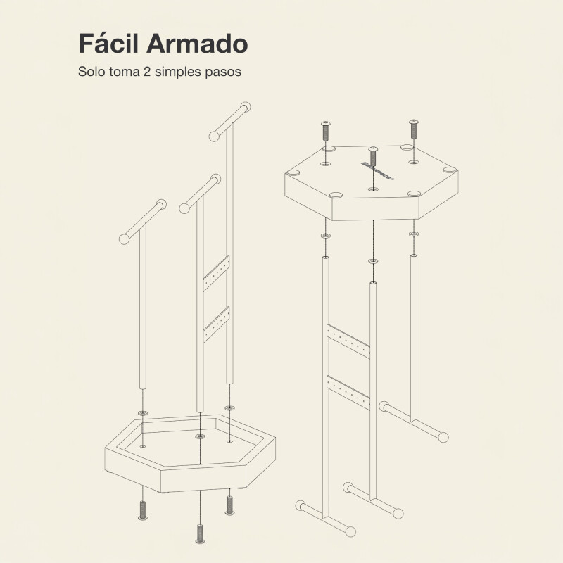 SONGMICS Organizadora de Joyas de Metal de 3 Niveles con Base de Madera – Soporte para Pulseras, Relojes y Pendientes Blanco