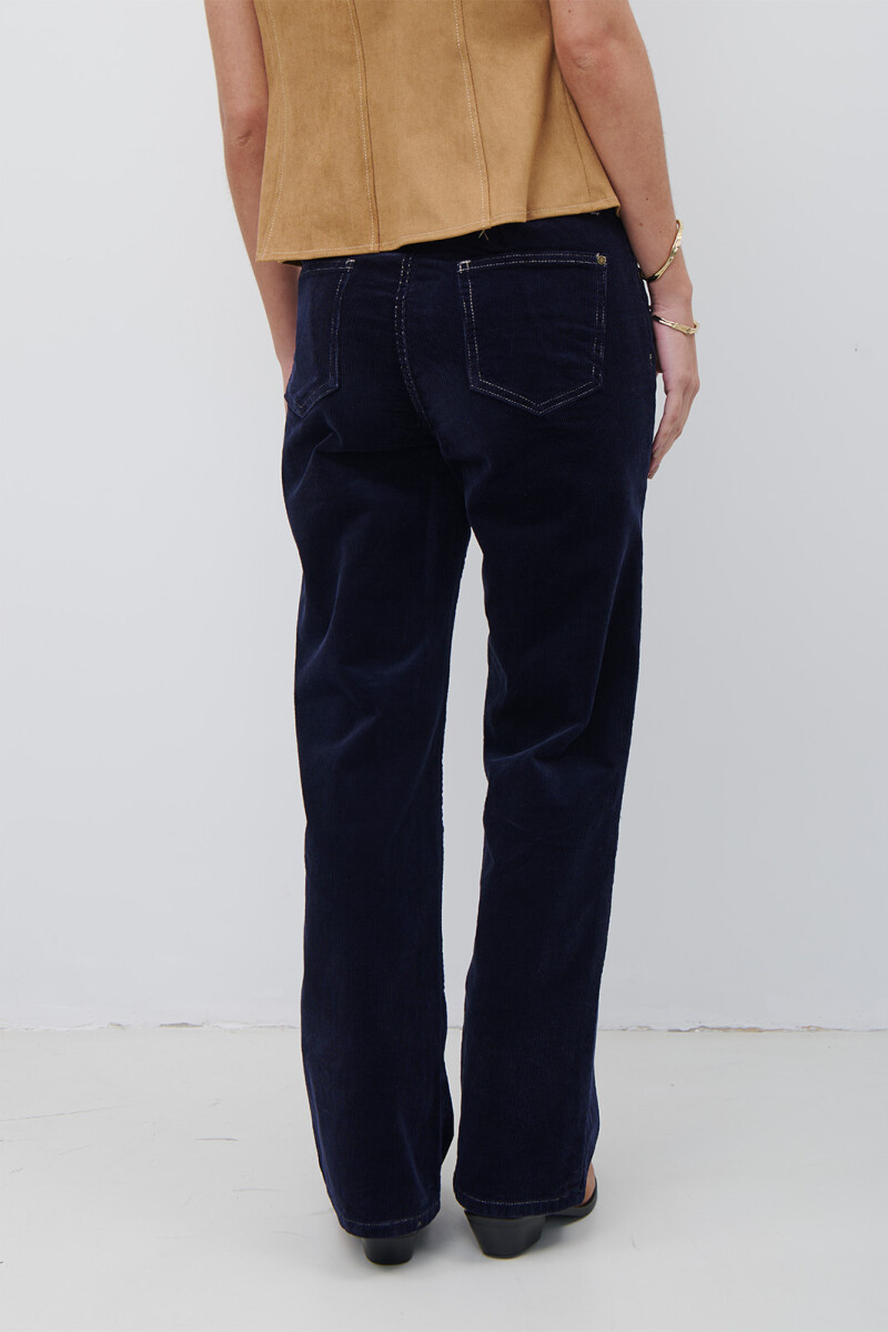 PANTALON PANA AZUL