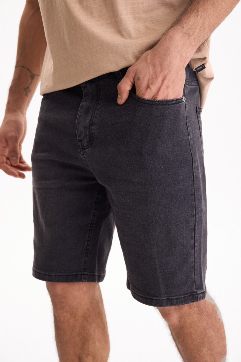 Bermuda De Jean Cali Negro