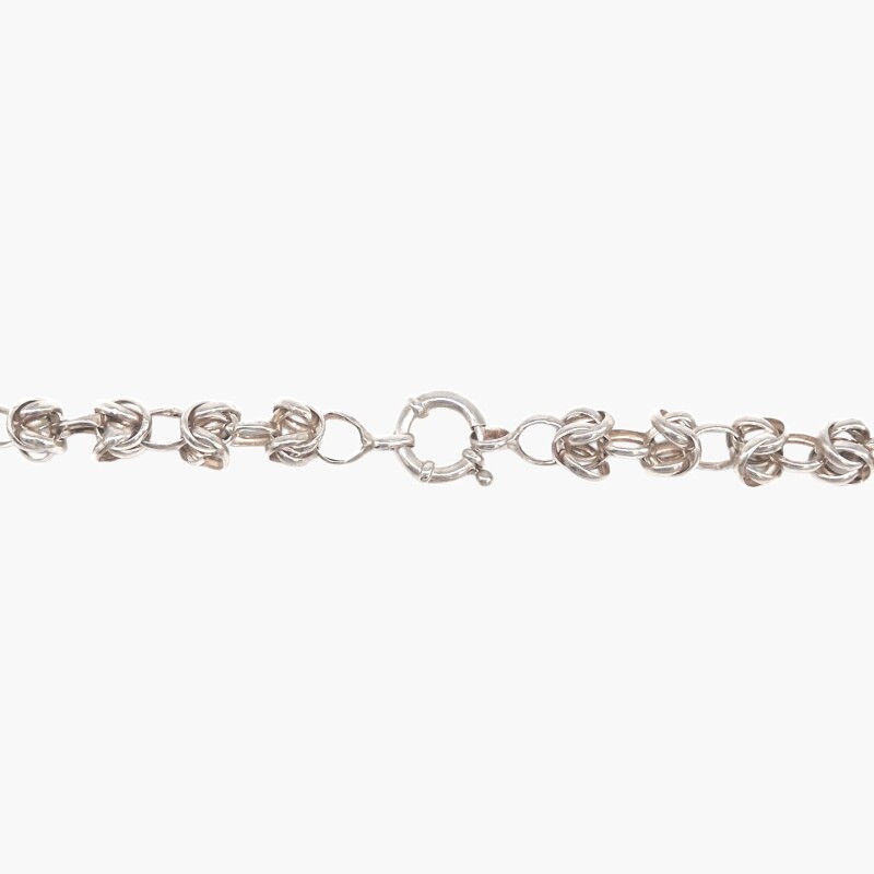 Cadena Punto Peruano- Plata 925 - sin piedra -CD5093 sinpiedra