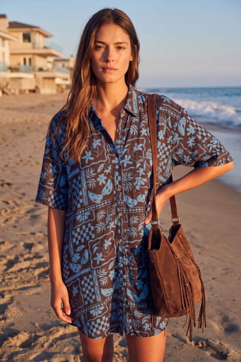 Vestido Camisero Print
