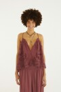 BLUSA Bordo