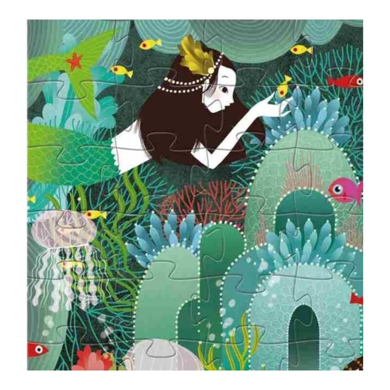 Puzzle Silueta Paraíso Acuático Djeco Puzzle Silueta Paraíso Acuático Djeco