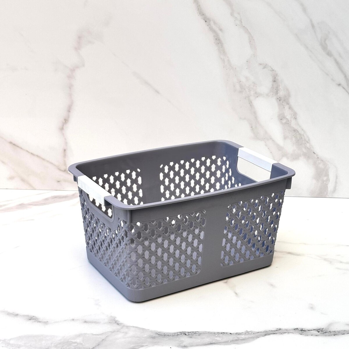 Canasto Organizador Polipropileno Alto 14cm x Ancho 19cm x Largo 27cm 