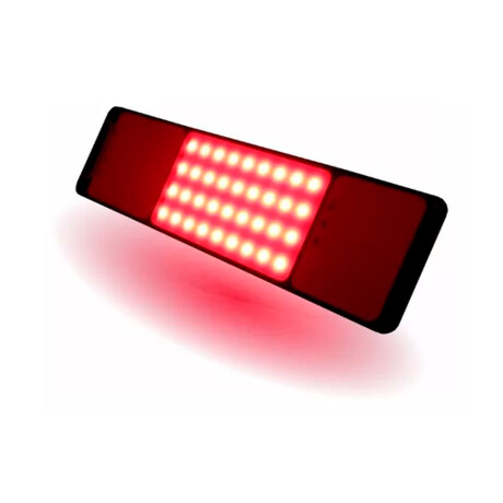 FAROL - TRAS 3 LUCES CHATO LED 12V 28X8CM - FAROL - TRAS 3 LUCES CHATO LED 12V 28X8CM -