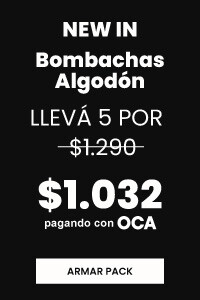 Bombachas Algodón 5 x 1290