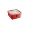 Pote multiuso cuadrado 5lts ROJO