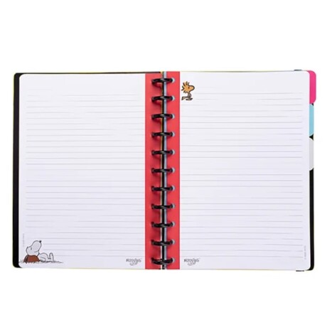 Cuaderno Mooving Carta con Discos Snoopy Cuaderno Mooving Carta con Discos Snoopy