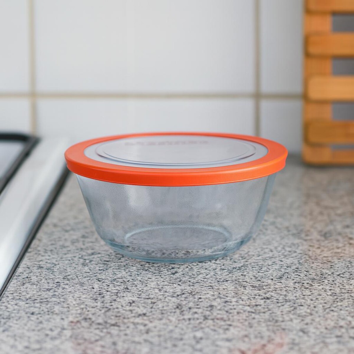 Bowl de Vidrio Marinex 21cm 2.4 litros con Tapa 
