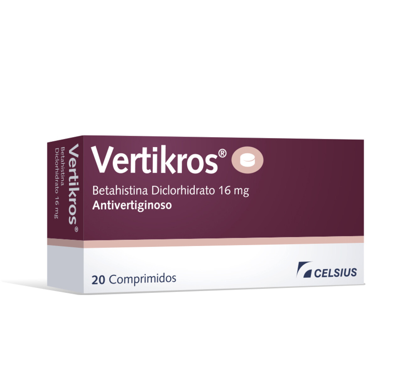 Vertikros 16 mg x20 comprimidos 