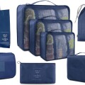 Kit Organizador de Viaje 8 Piezas Azul