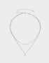 Collares Cortos Con cubic zirconia Collar Corto Con Cubic Zirconia - Plateado