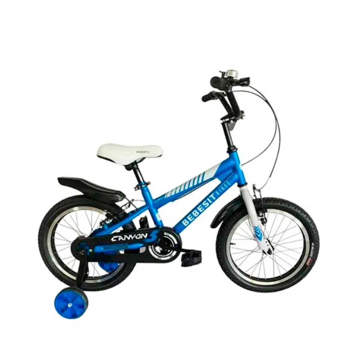 Bicicleta Canyon 5 Rodado 16 Con Rueditas - Celeste 