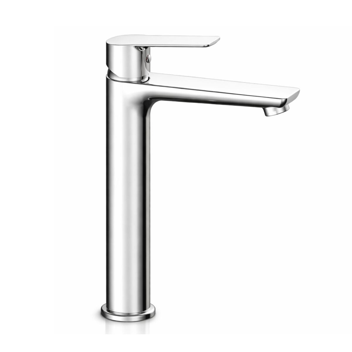 Grifería De Lavatorio Monocomando Alto De Mesada Blaster Cromo 