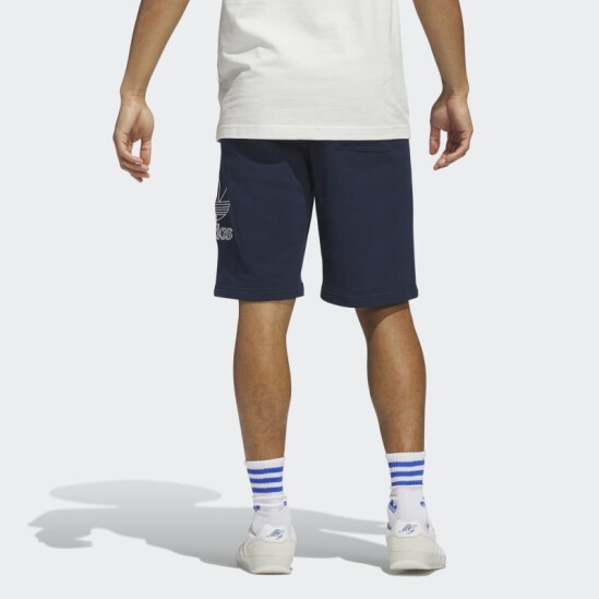 Short Adidas Adicolor Outline Trifolio Azul