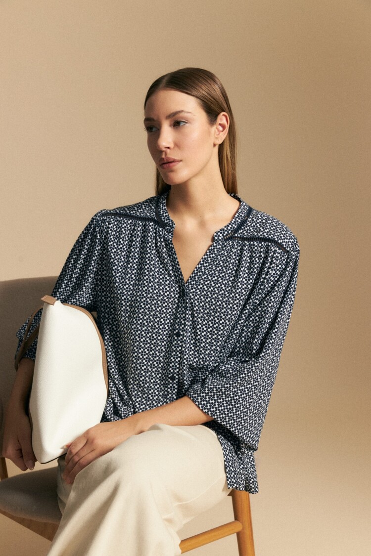 CAMISA LARIMAR Azul Marino