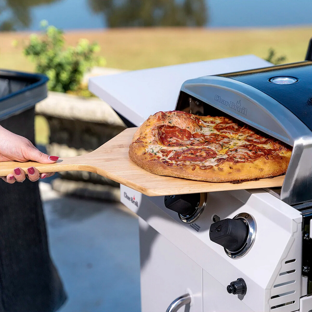 Horno de Pizza Char-Broil Para Barbacoa Universal Horno de Pizza Char-Broil Para Barbacoa Universal