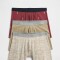 V-3PK BOXER BRIEFS KHAKI