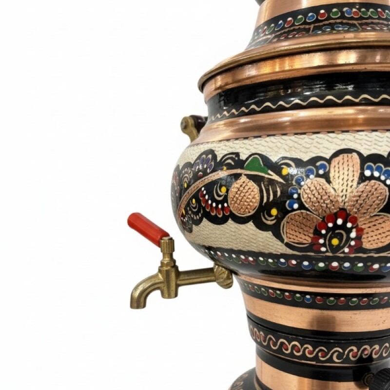 Samovar labrado negro Samovar labrado negro