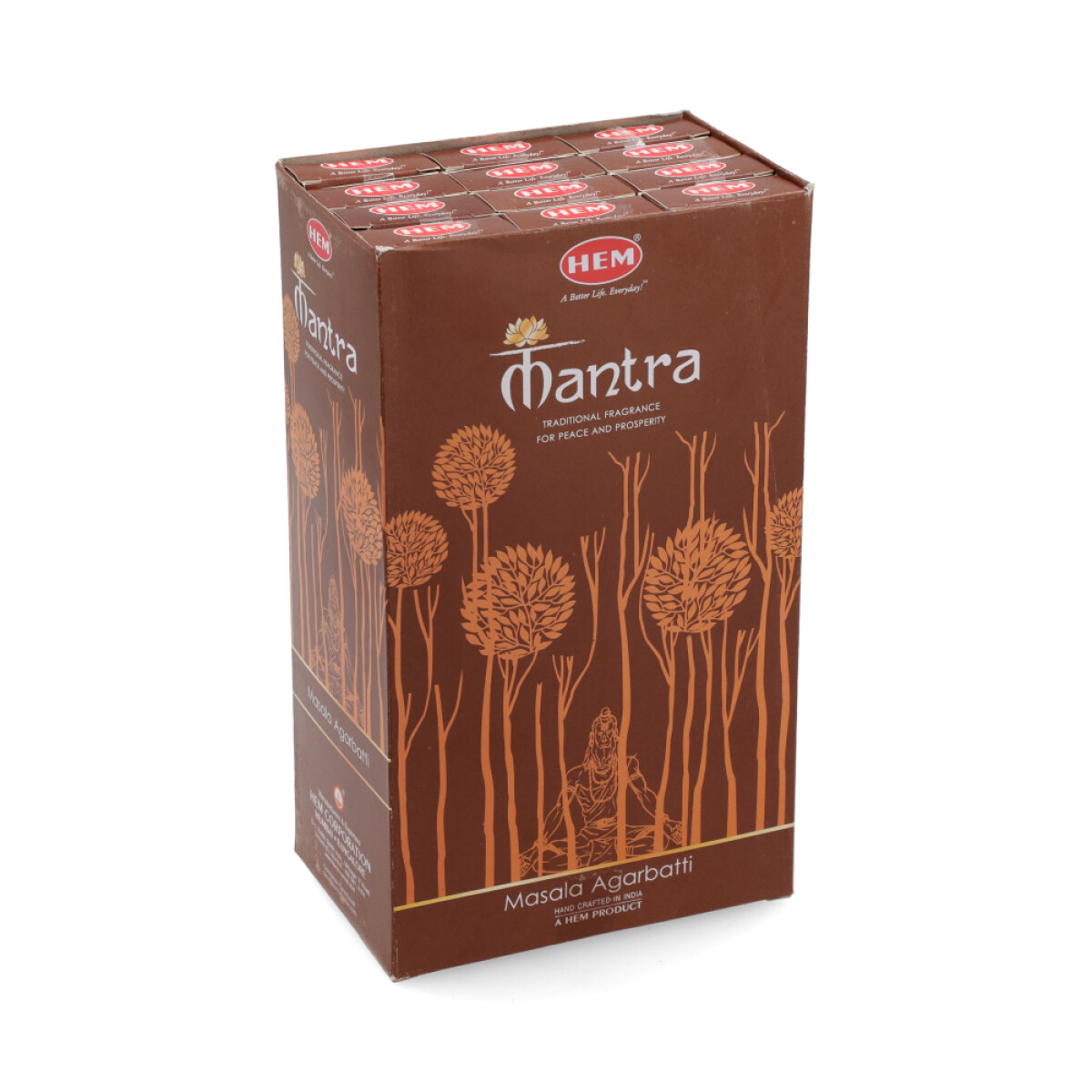 INCIENSO HEM PREMIUM CAJA X12 - Mantra 