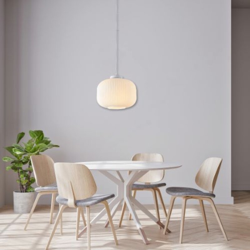 ARTEFACTO COLGANTE DECORATIVO PIRCE MEDIUM Luminaria Colgante Pirce Medium Blanca