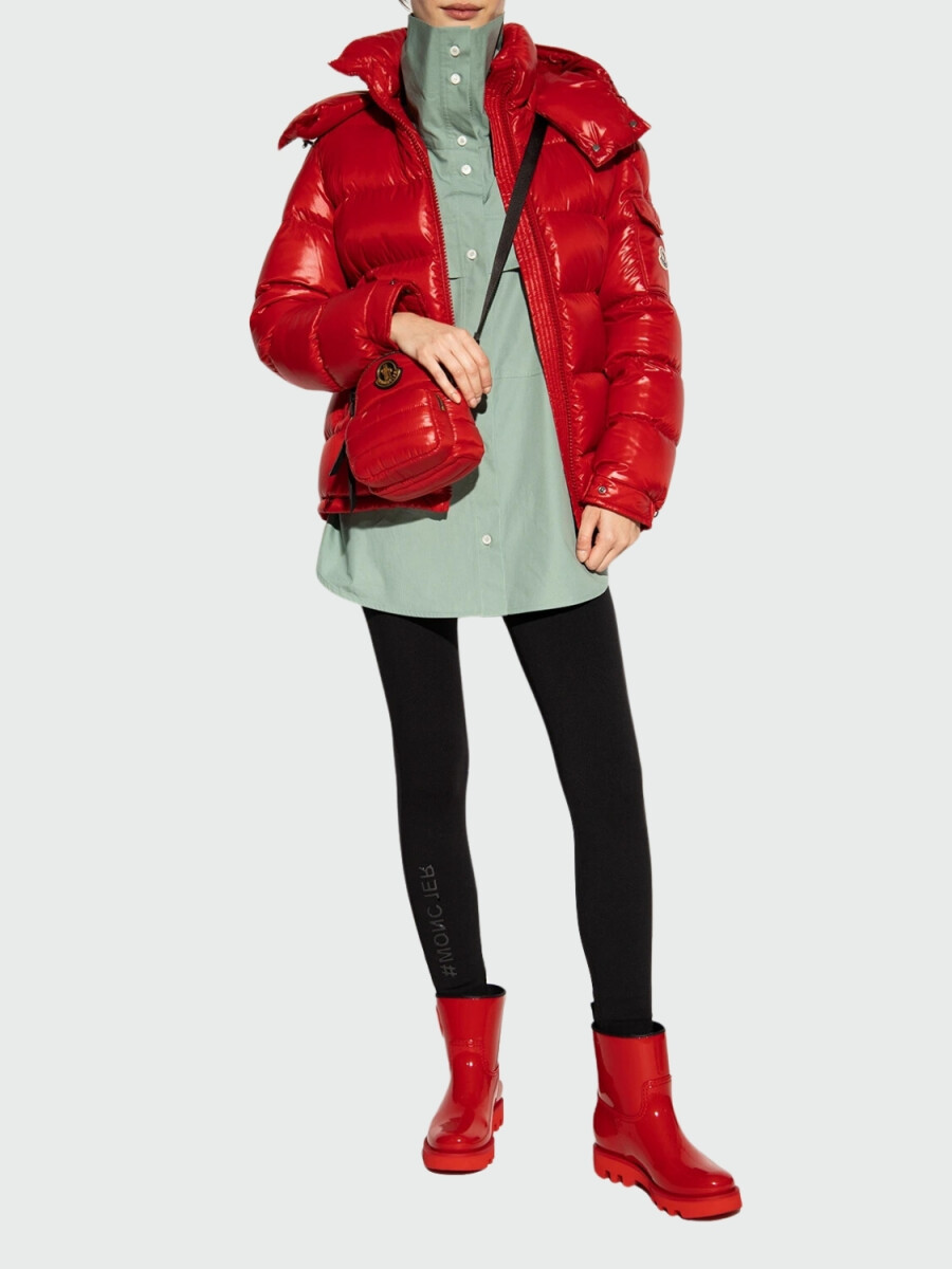 Moncler -Botas de lluvia antideslizantes, Ginette - Rojo 