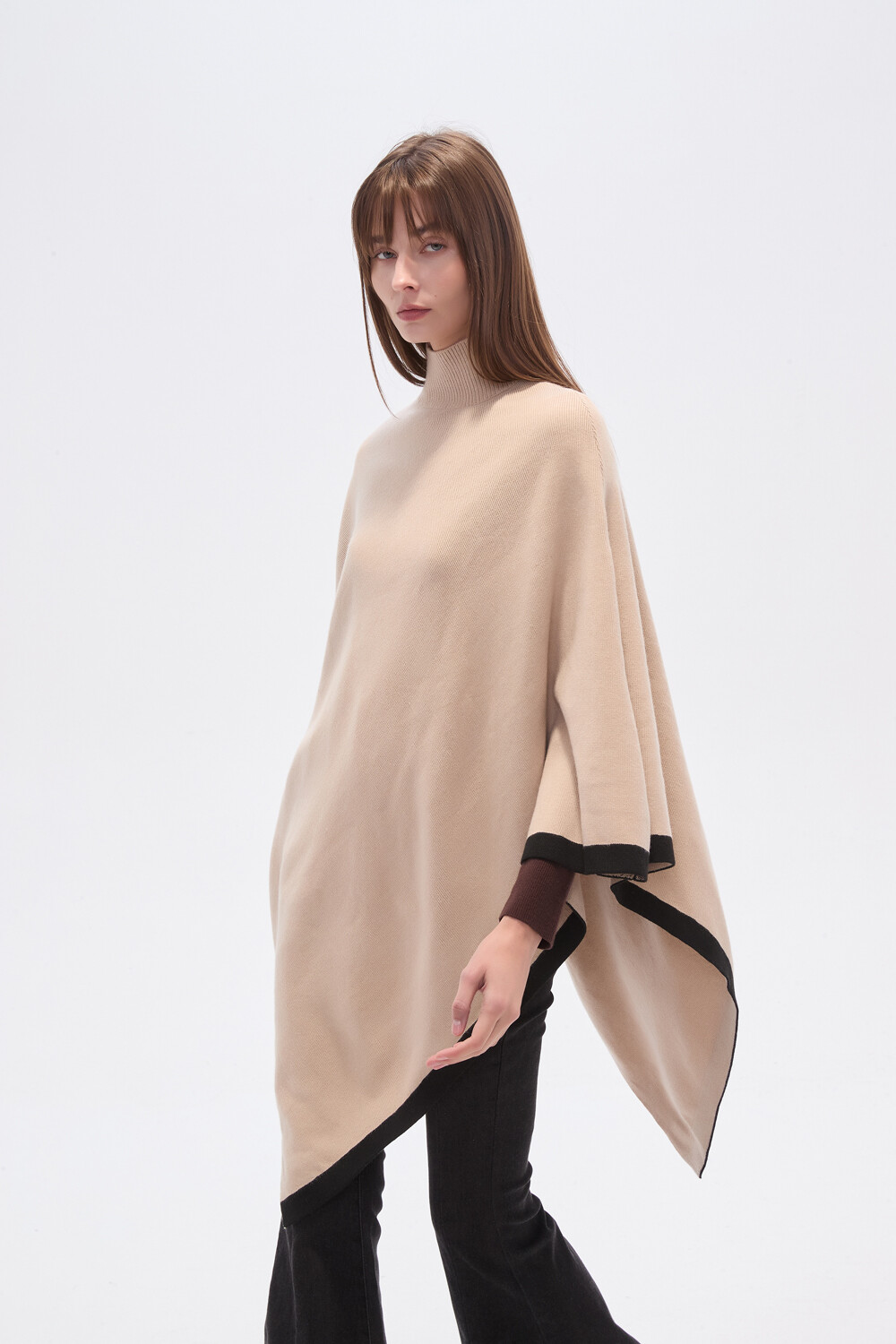 Poncho Talirel Beige