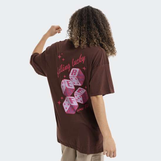 Remera Reef Over Sized Marrón