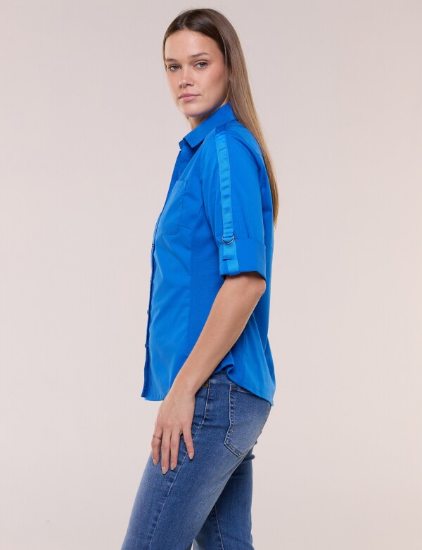 Camisa Algodon Con Laterales Elastizados ROYAL
