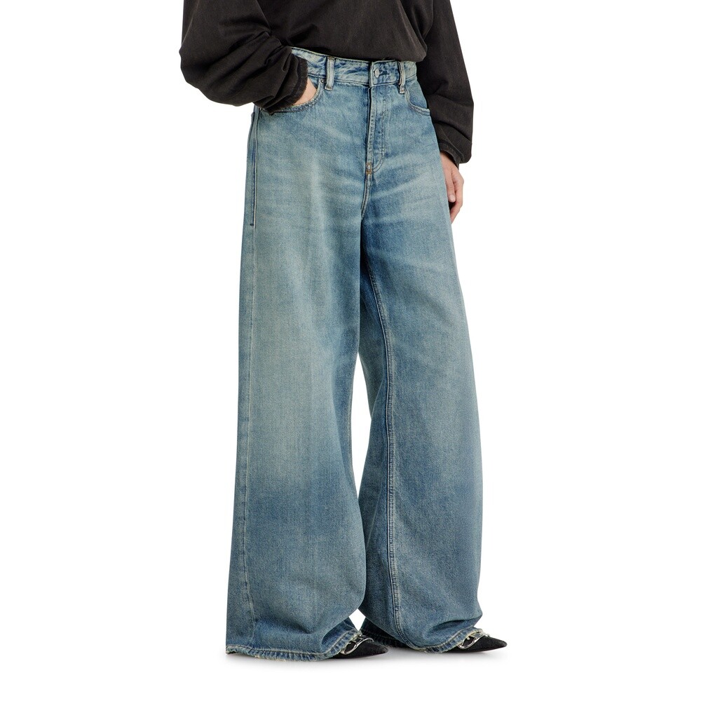 Jeans Urbano Para Mujer Relaxed Jeans - 1996 D-Sire Azul medio