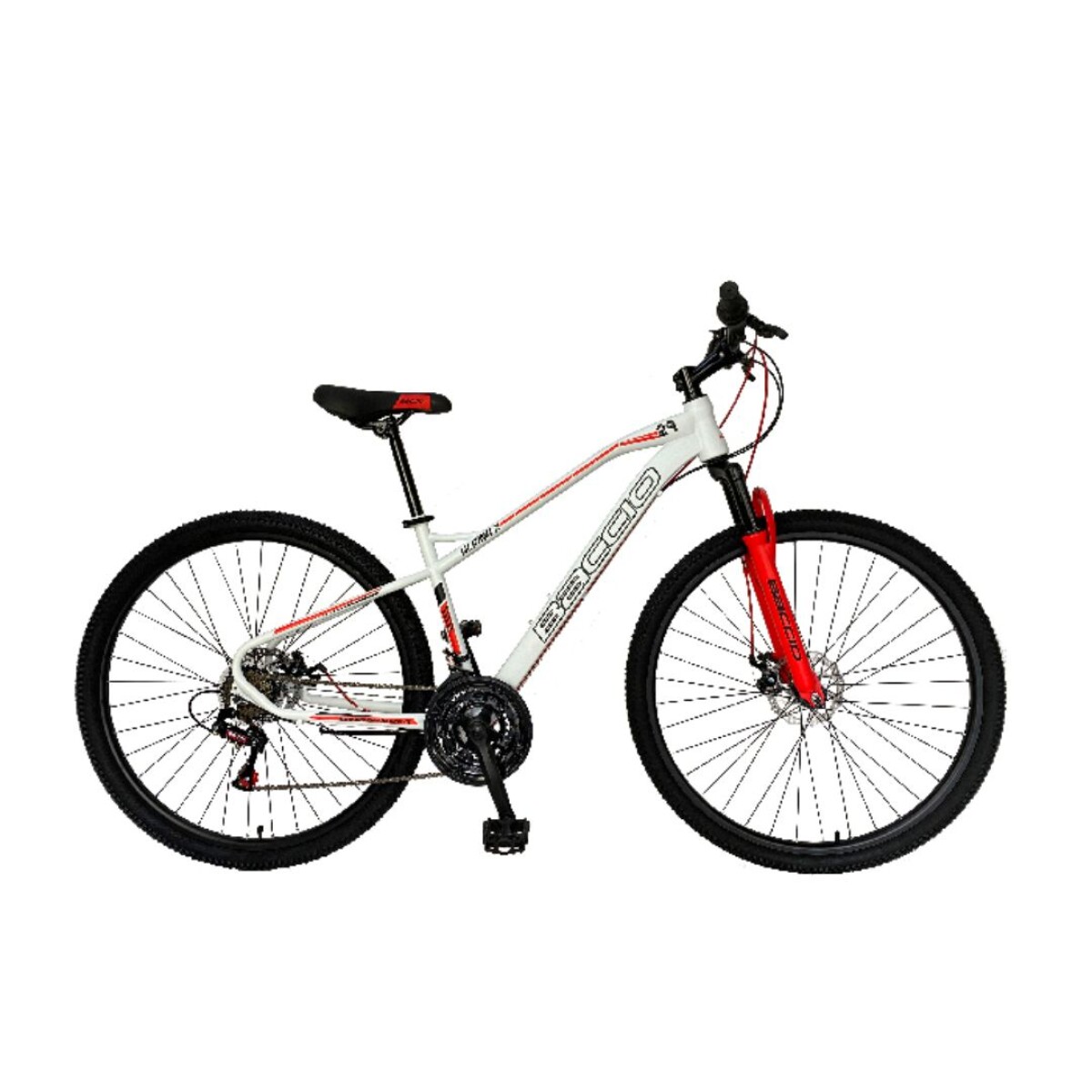 Bicicleta Baccio Alpina X Man R 29 Blanca/Rojo 