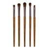 Set de Brochas de Maquillaje para Ojos de Bambú Set de Brochas de Maquillaje para Ojos de Bambú
