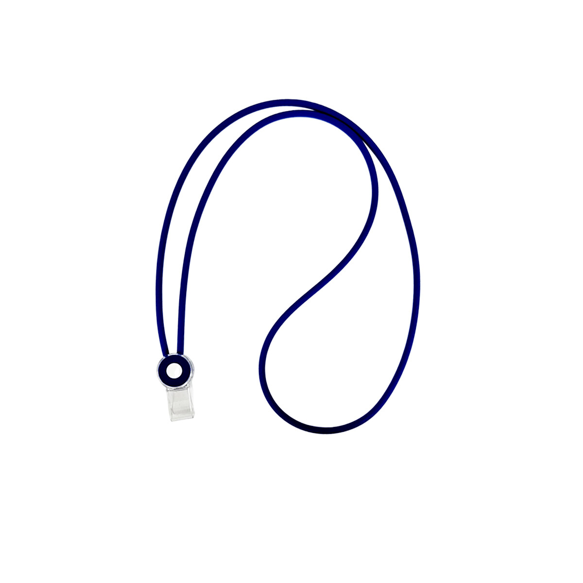 Cordón de silicona para tarjetero - Azul 
