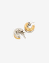 Aros Argollas Metal Aros Argollas De Acero Bold Mixplating - Combinacion Bicolor