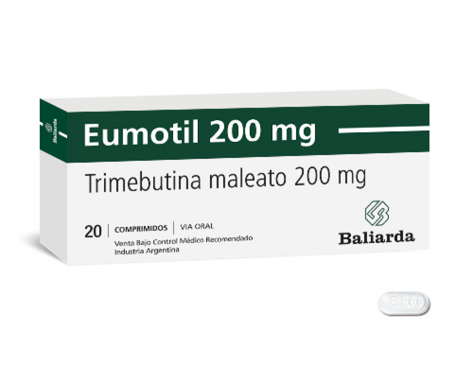 Eumotil 200mg 20 Comprimidos 