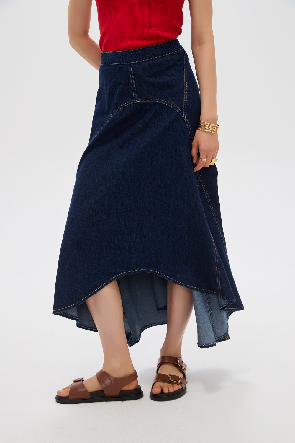 Falda Kualca Azul Indigo