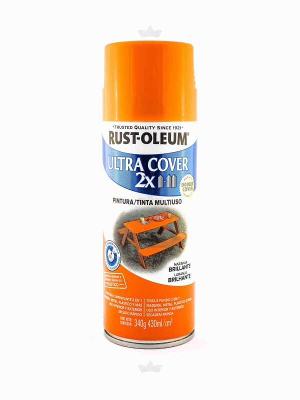 AEROSOL ULTRA COVER 2X NARANJA BRILLANTE- 340 GR. N/A